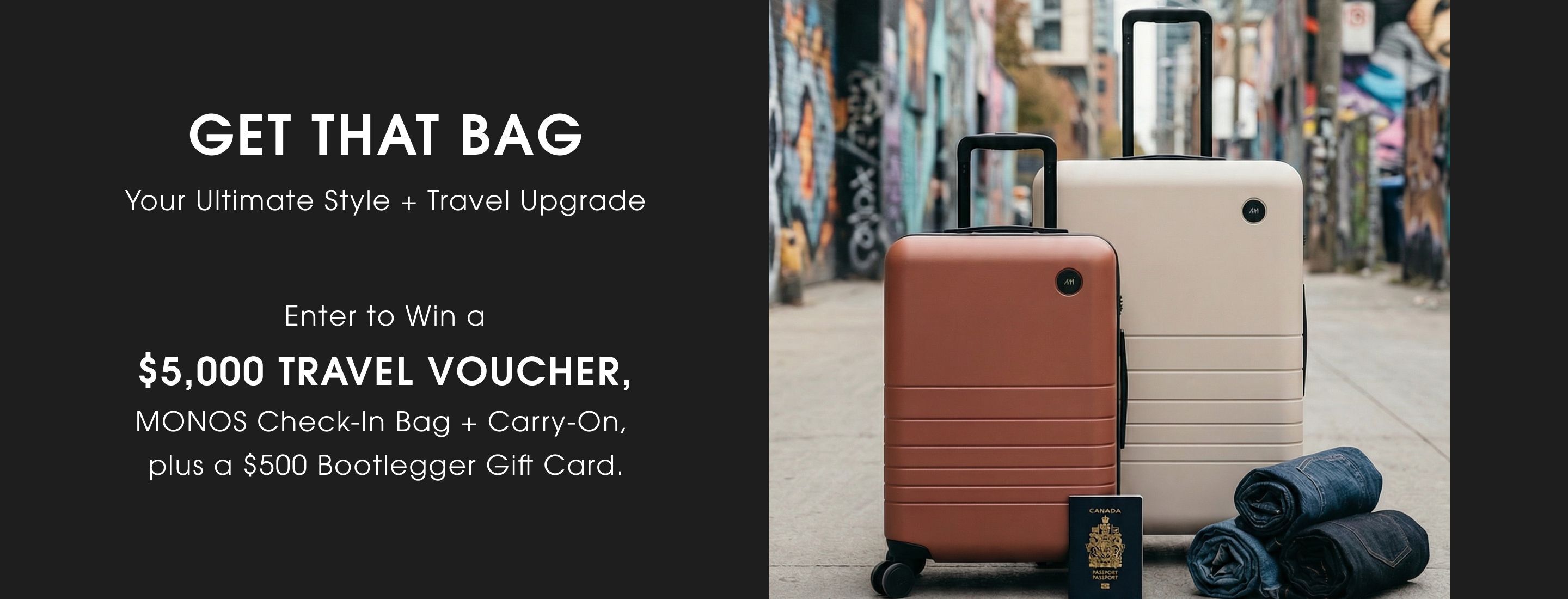 Enter To Win an Ultimate Style + Travel Upgrade