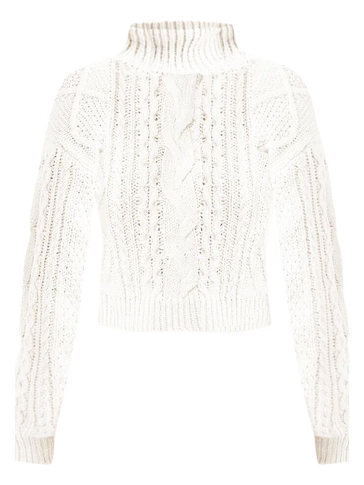 Mock Neck Cable Popover