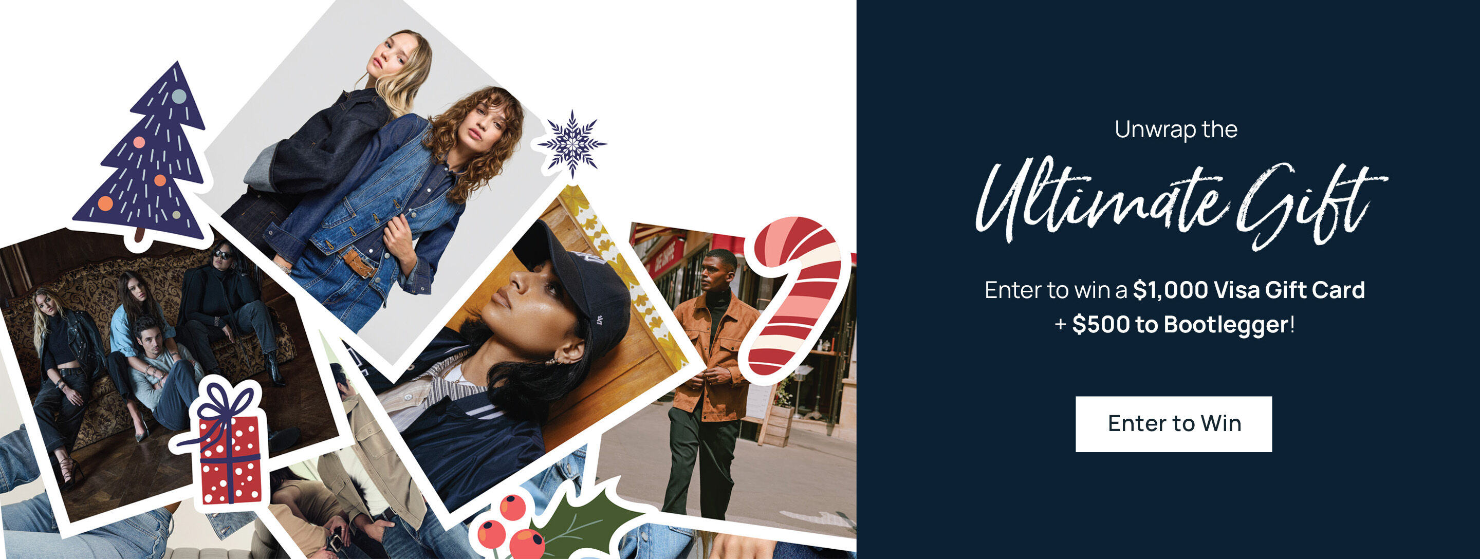 Enter to Win a $1000 Visa Gift Card + $500 to Bootlegger