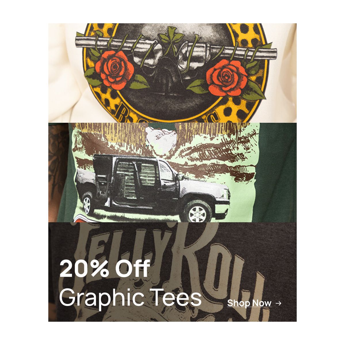 20% Off Graphic Tees