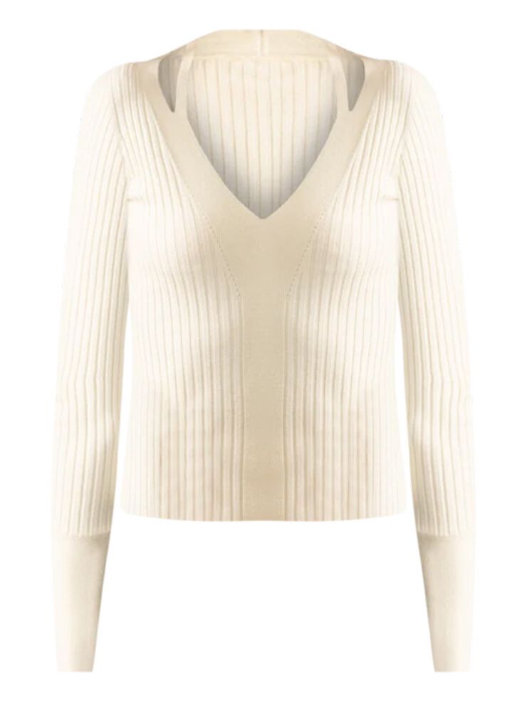 GUESS Aline v-neck cut out shirt