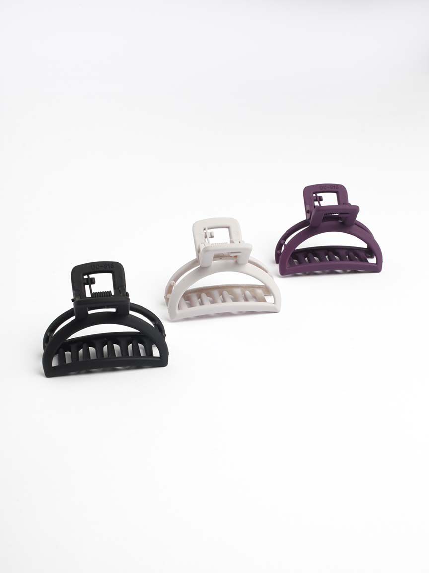 3 pack matte claw clips Image 1