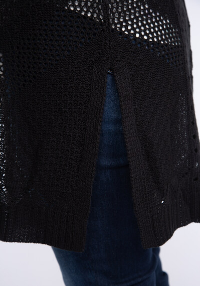 genevive lattice back open cardigan genevive lattice back open cardigan Image 6