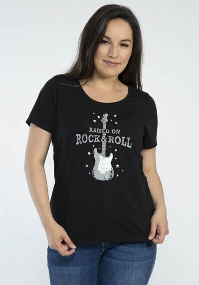 rock and roll graphic tee Image 1