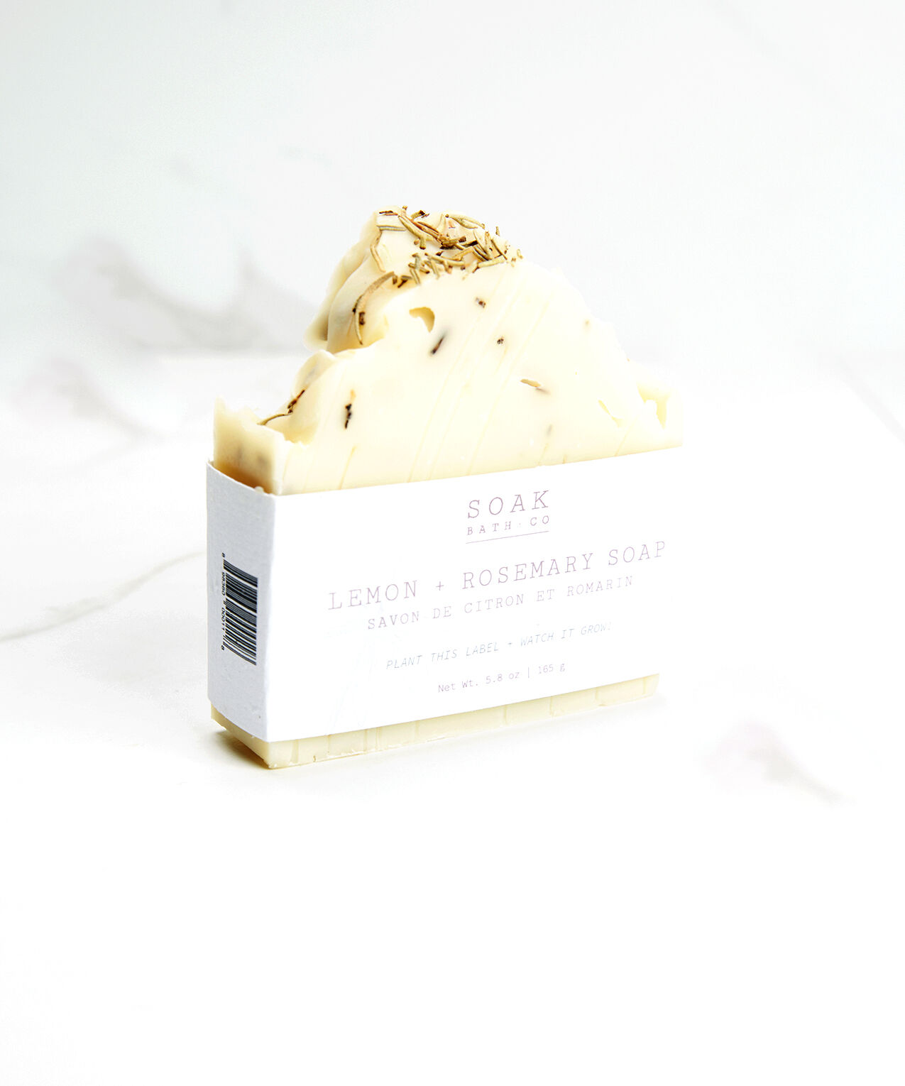 lemon & rosemary soap bar Image 1