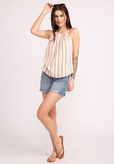 jess stripe cotton halter jess stripe cotton halter