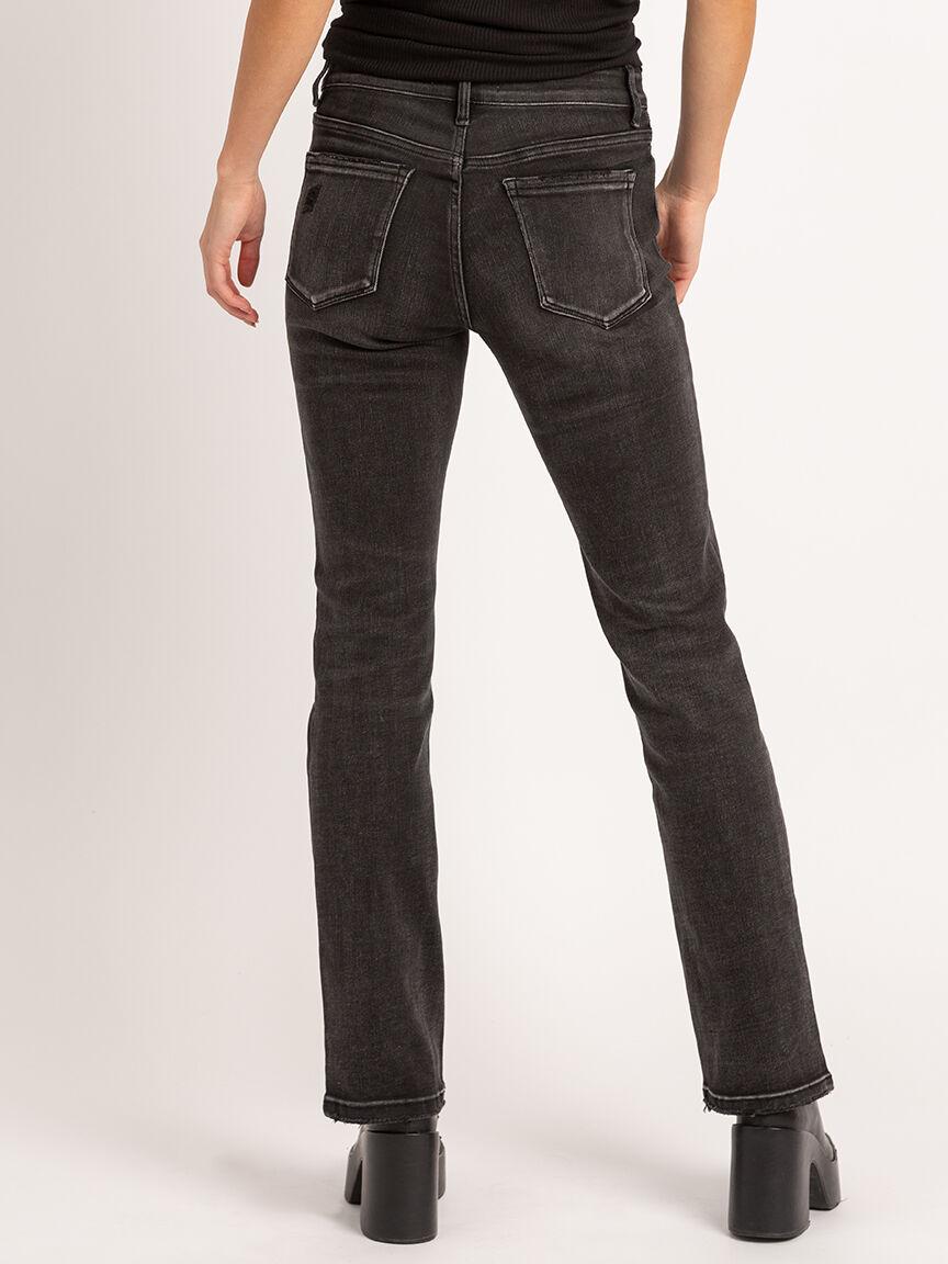 Black denim shop bootcut jeans womens