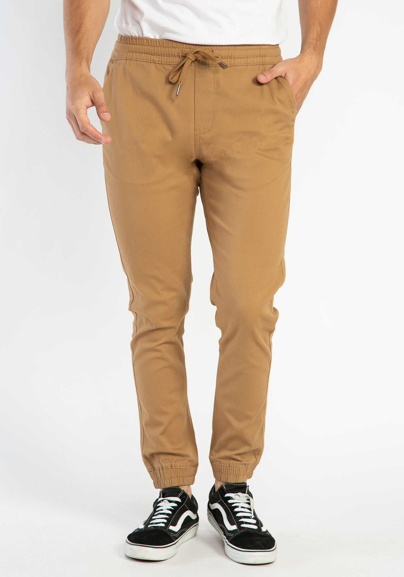 twill stretch jogger Image 1