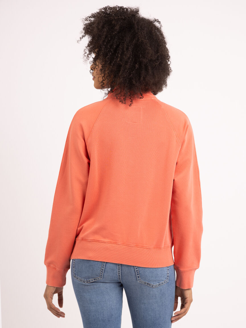 welma mock neck 1/4 zip sweatshirt Image 3