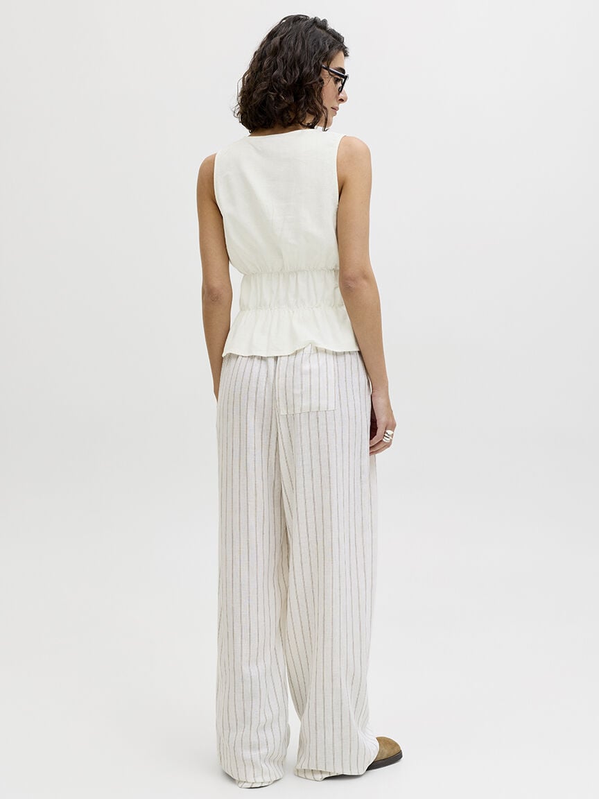 almira linen blend top Image 4