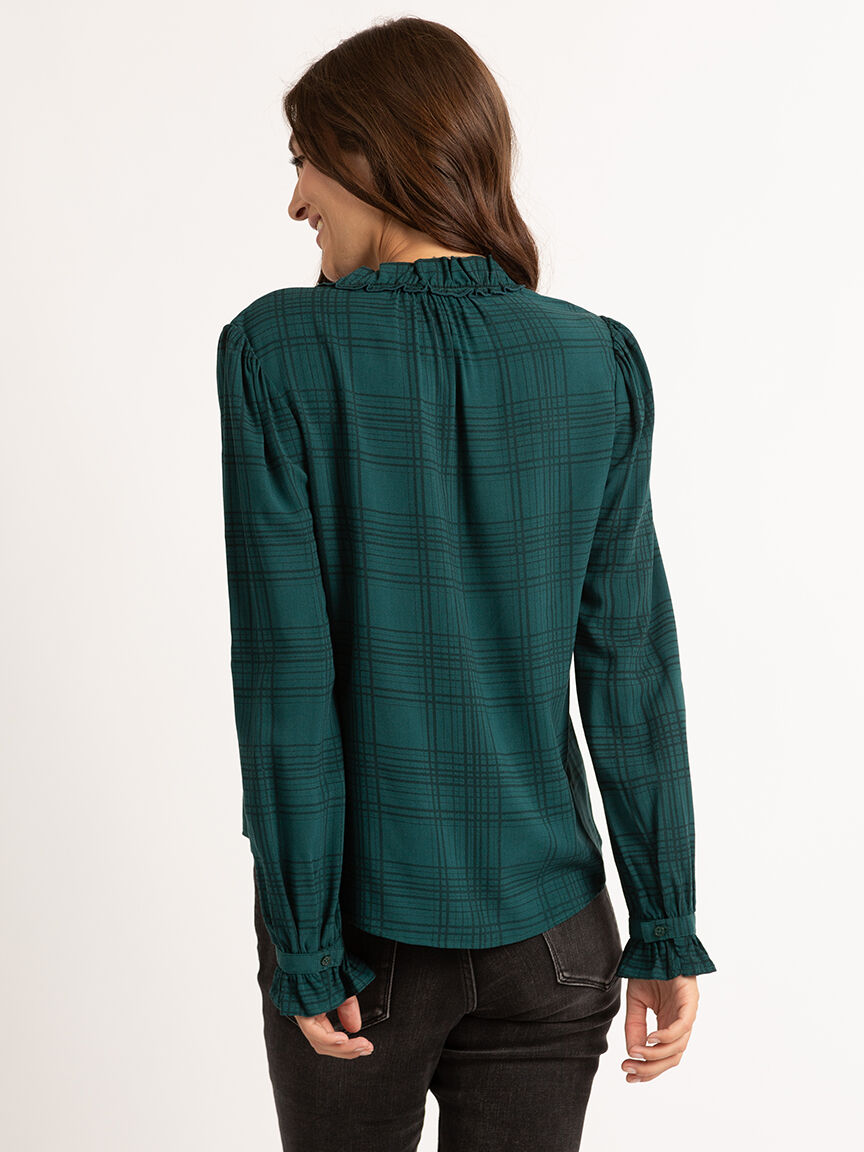 Sybil plaid long-sleeve Image 4
