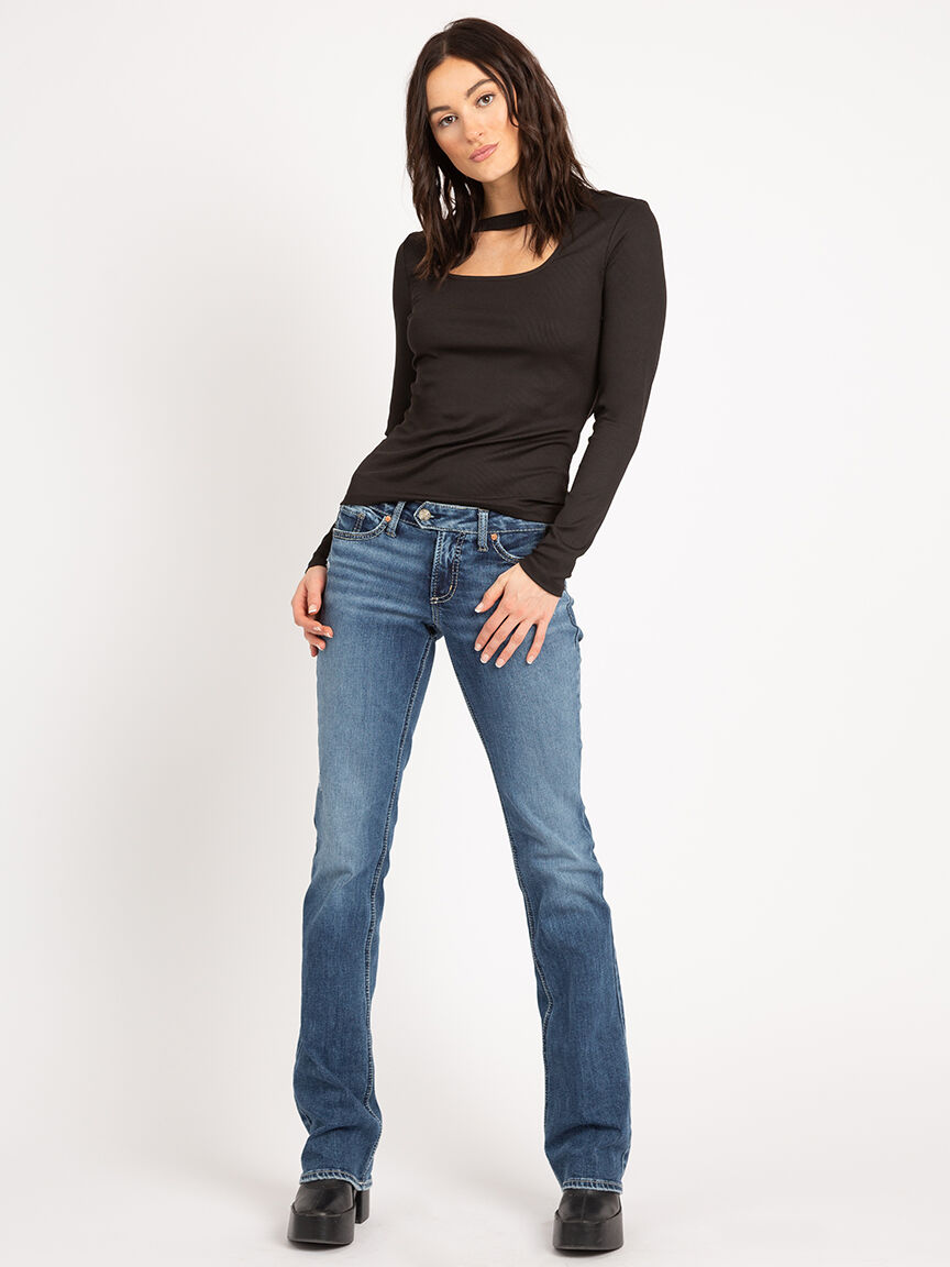 tish peek a boo rib top  Image 2