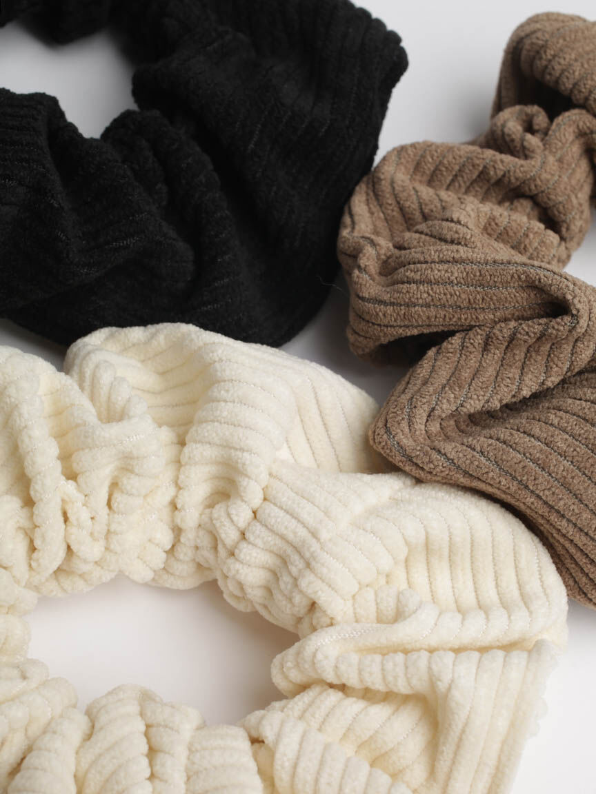 3 pack corduroy scrunchies Image 3
