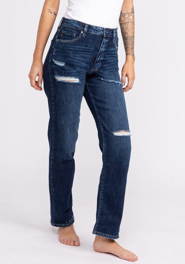 high rise 90s boyfriend jeans