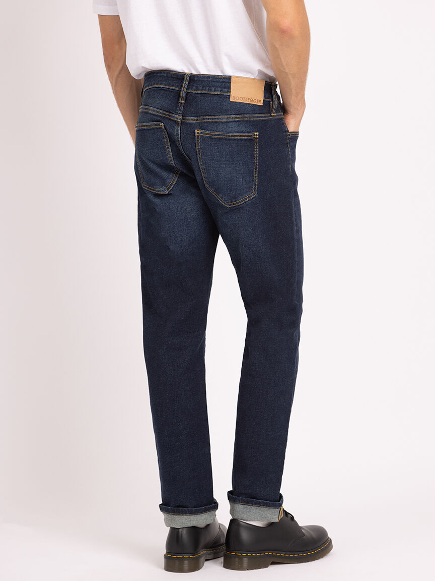 damon athletic straight jean dark authentic Image 3