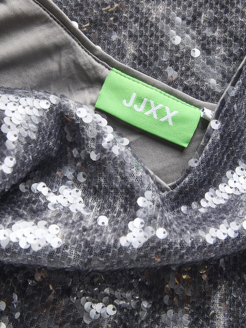 sia sequin v-neck dress