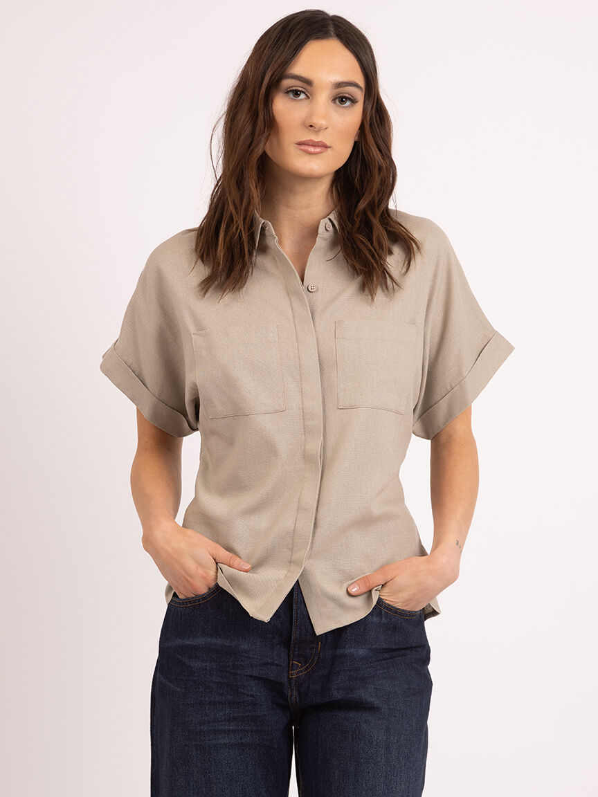 nathalie utility shirt