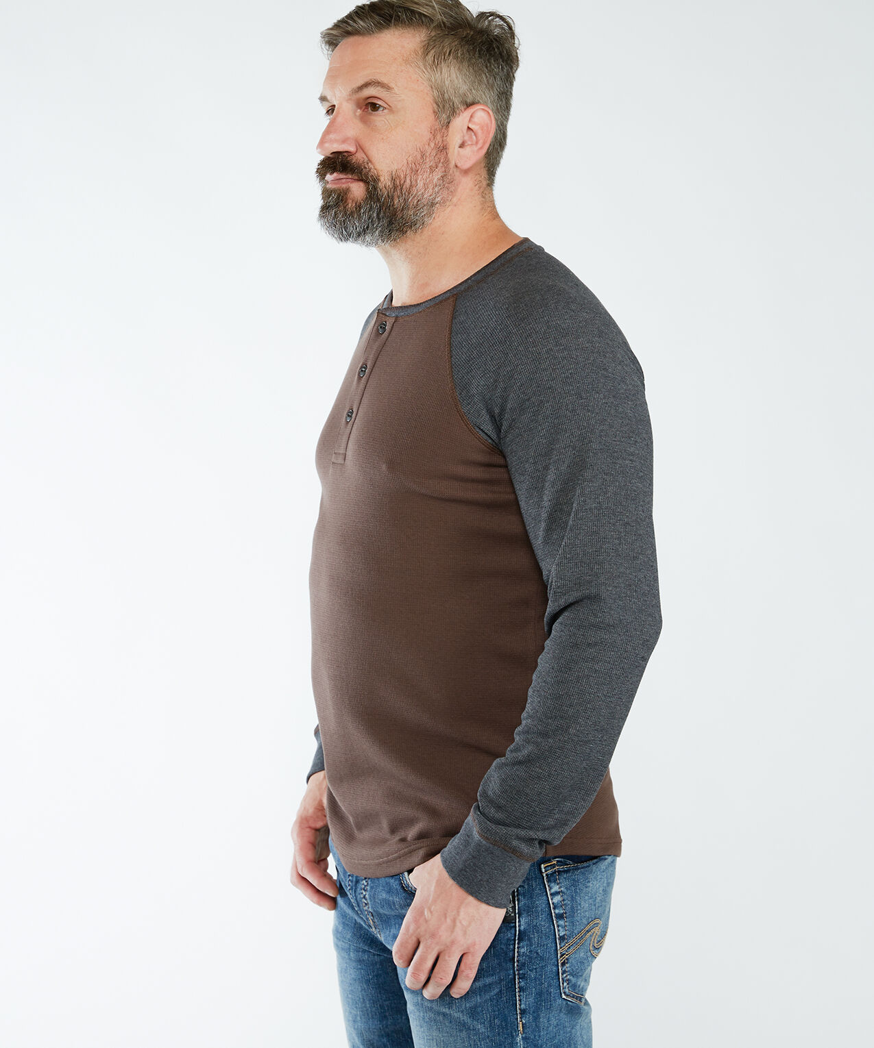 devon long sleeve henley Image 3