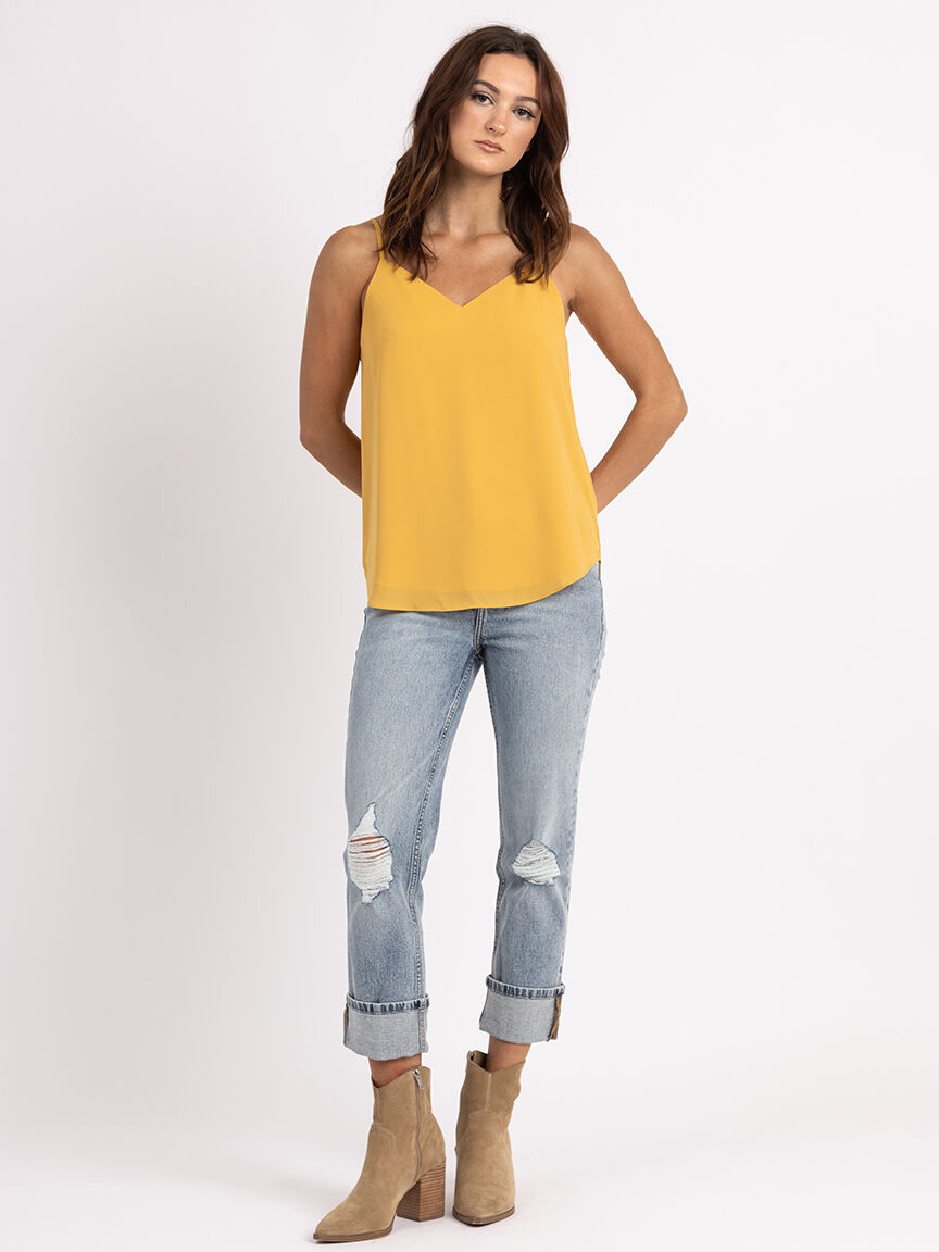 louise v neck top Image 2