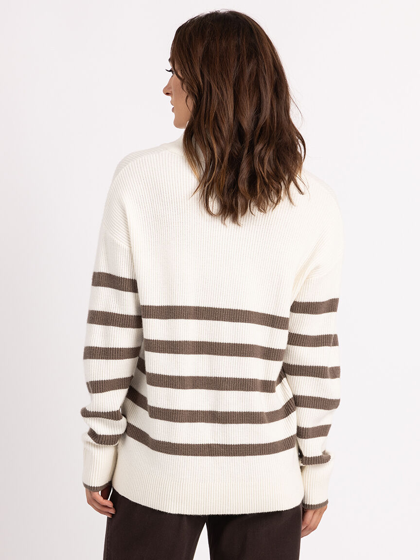 mauren 1/4 zip mock neck sweater Image 4