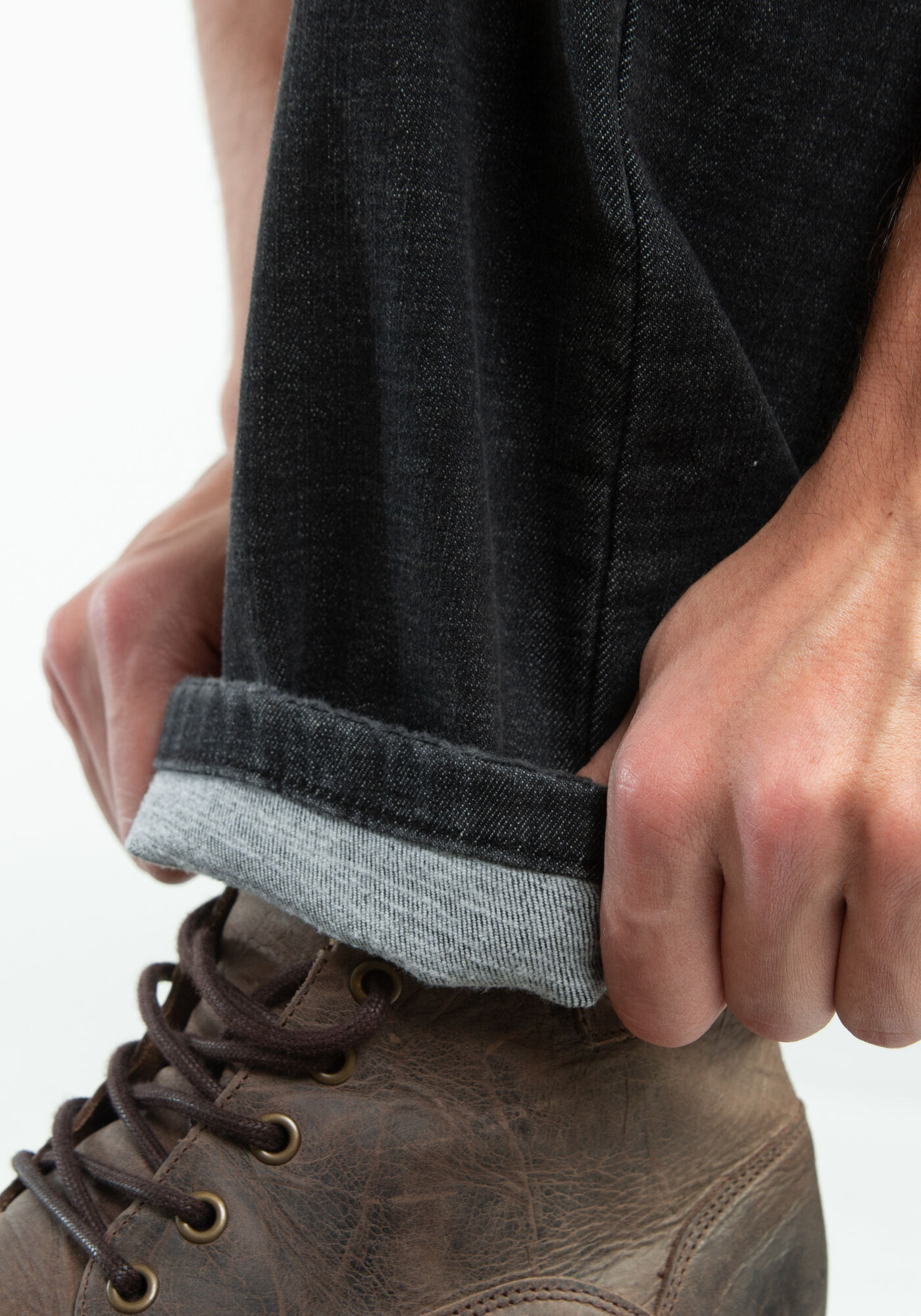 relaxed straight leg tech jean Image 4