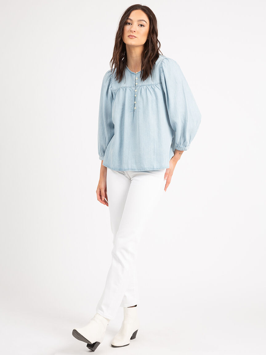 halsey 3/4 sleeve blouse Image 2