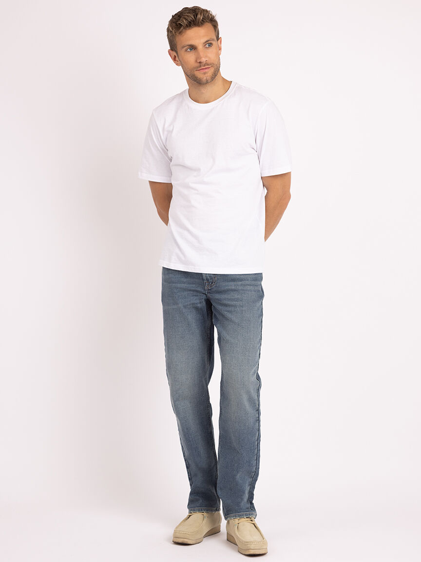 marcus classic straight knit jean light authentic Image 1