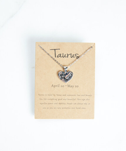 taurus zodiac necklace Image 1