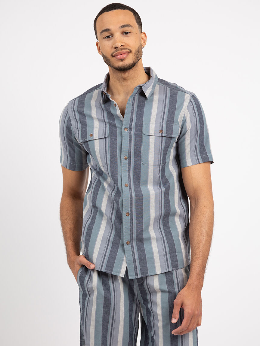 brad two pocket short sleeve shirt Image 1