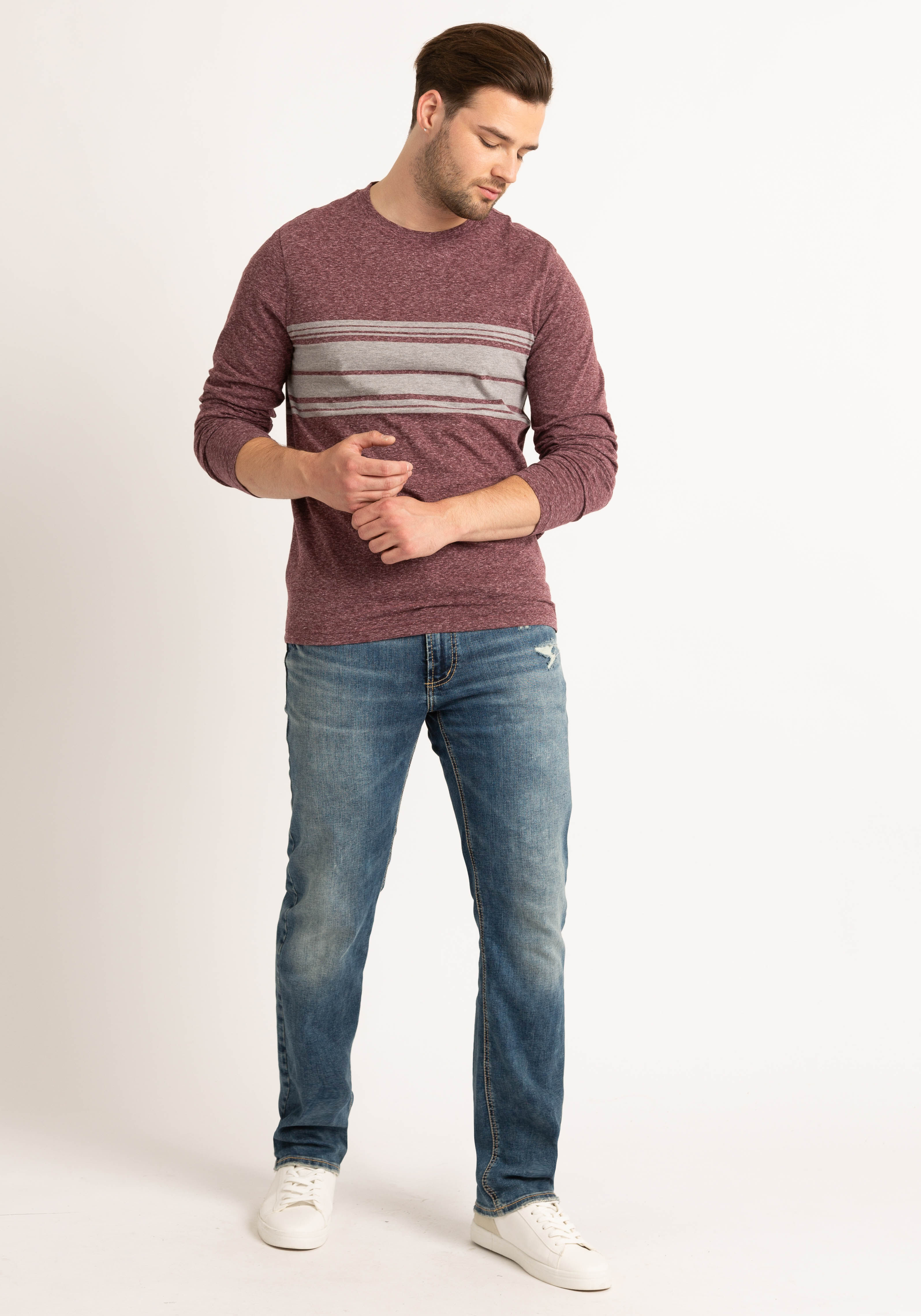 ian snow wash long sleeve t-shirt Image 3