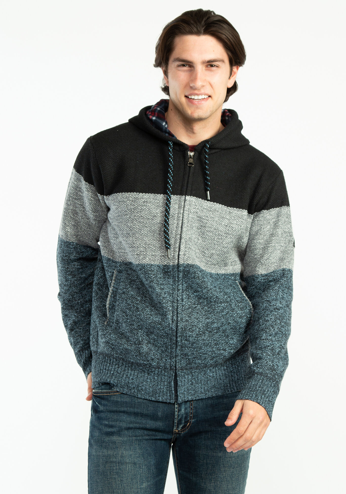 colourblock hoodie Image 1