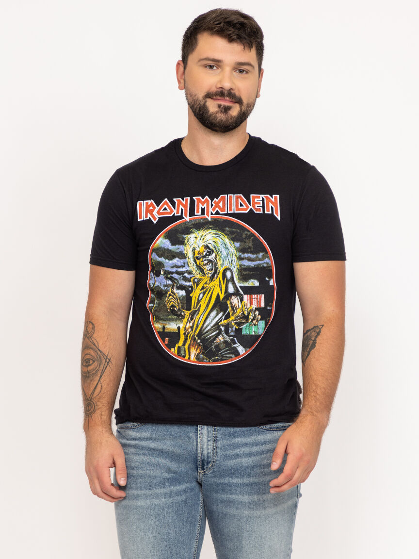 unisex iron maiden graphic tee