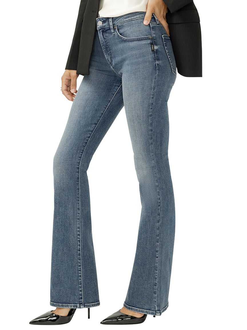 Most Wanted Mid Rise Skinny Flare Jeans