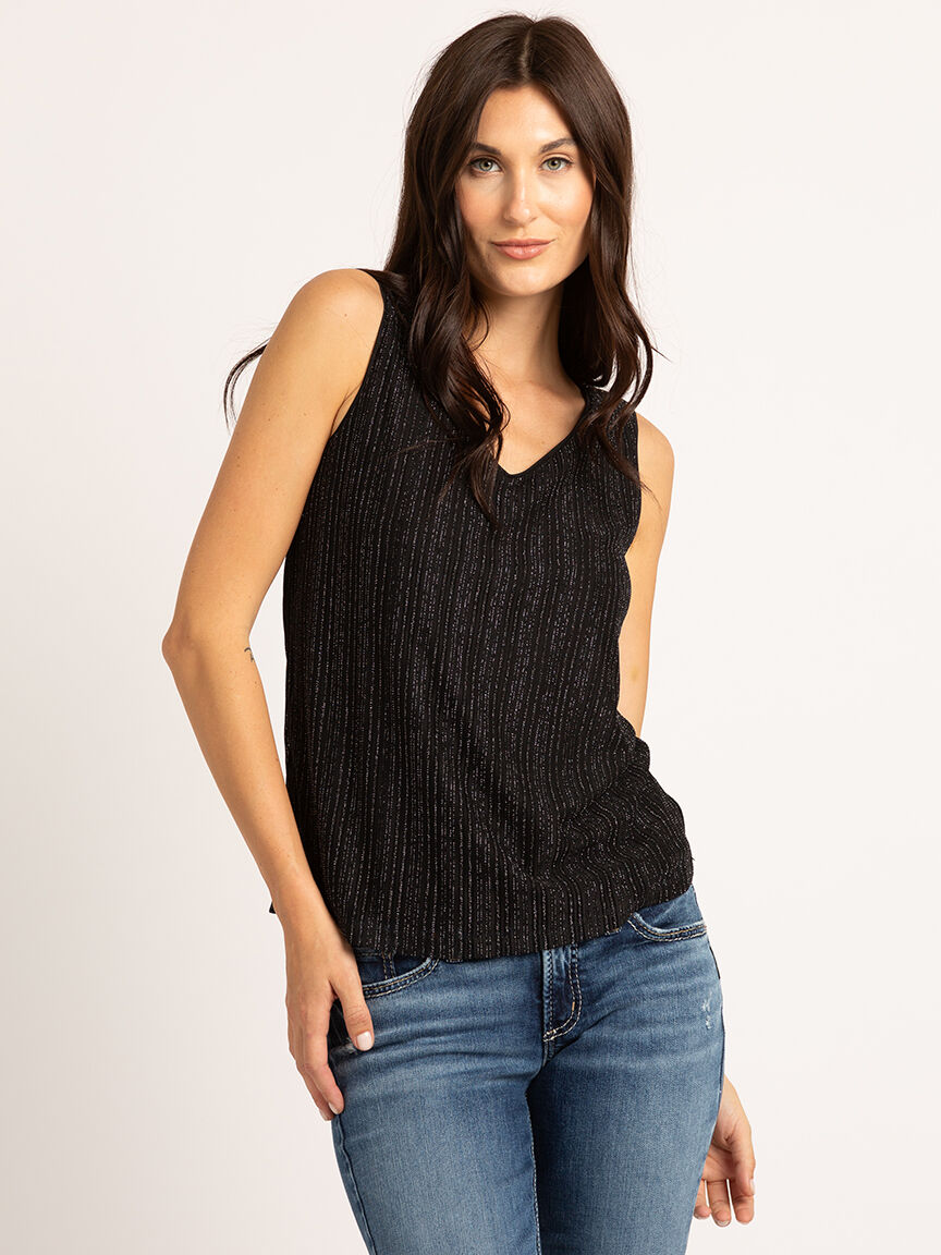 dannii double v-neck tank top  Image 5