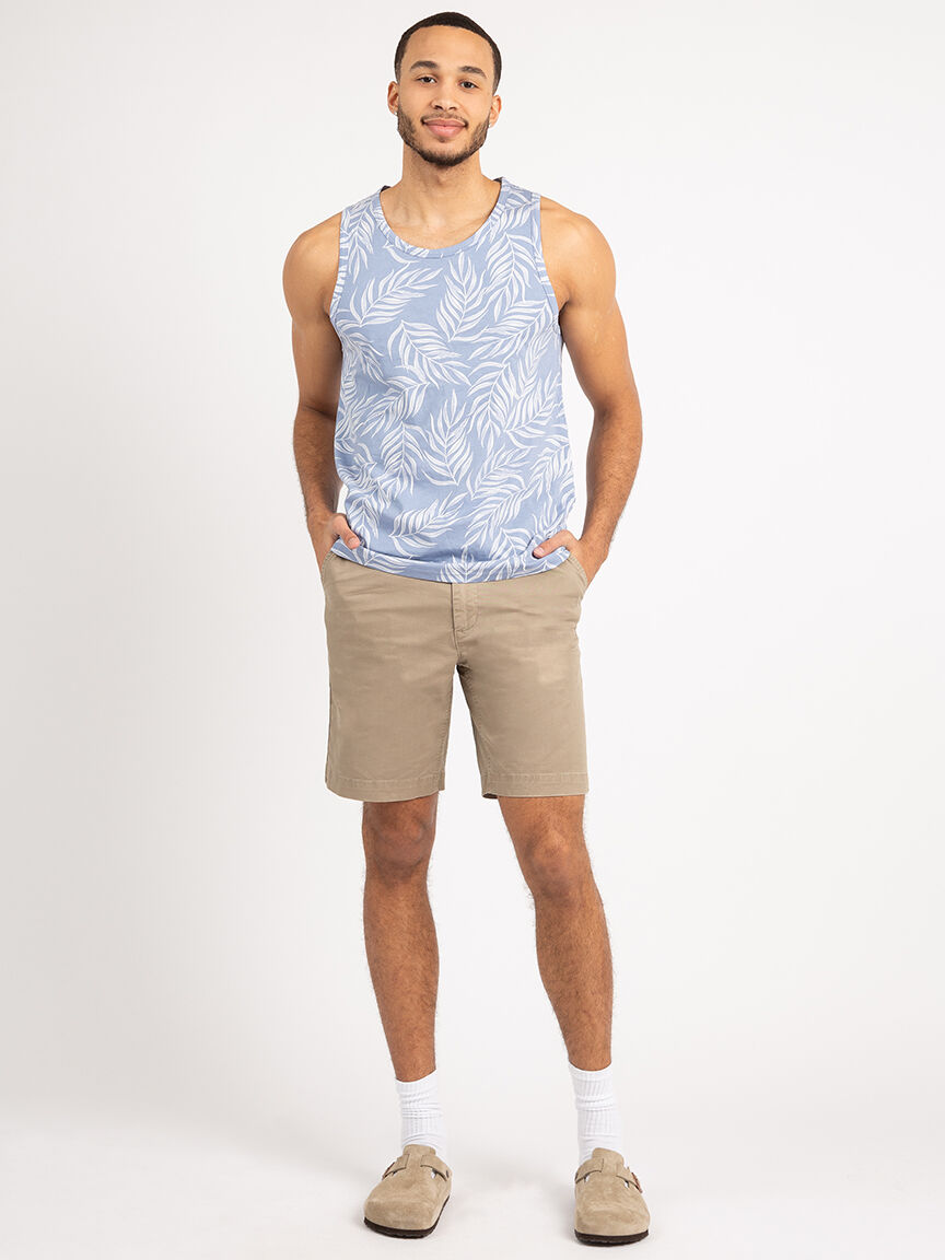 owen tank top blue leaf Image 2