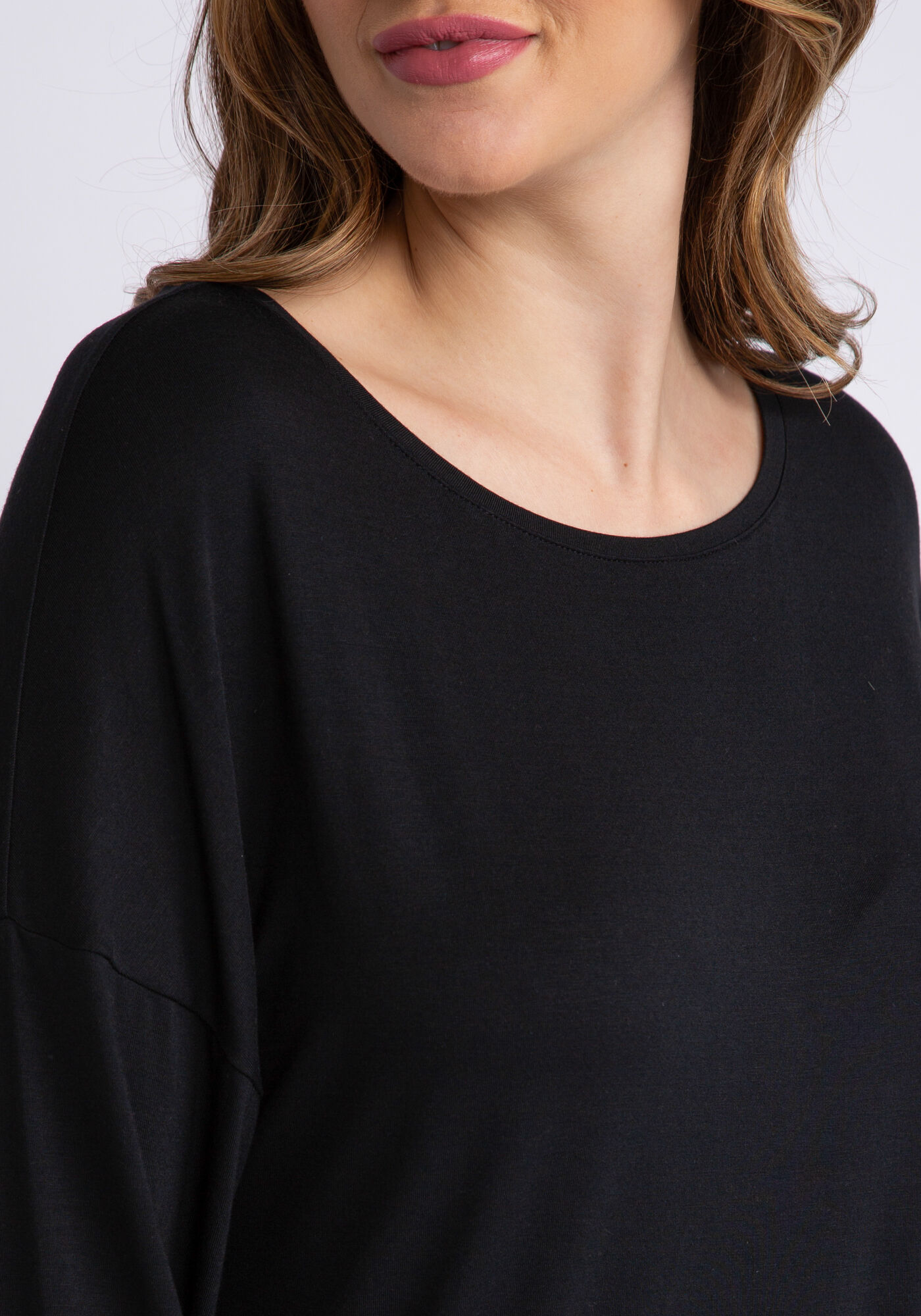 cassidy long sleeve smocked hem top Image 4