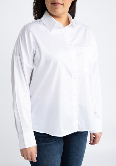 laney button front collared shirt