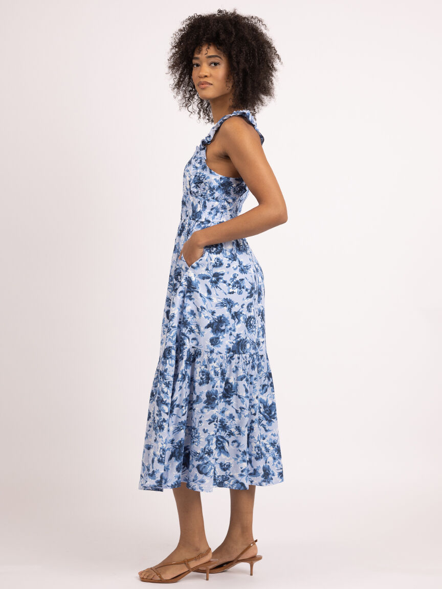 gretchen square neck maxi dress Image 2