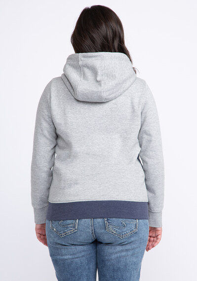 ainsley colorblock hooded popover Image 2