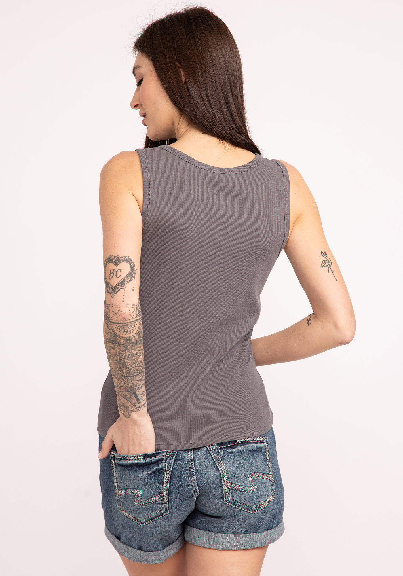 cathy ribbed tank top Image 2