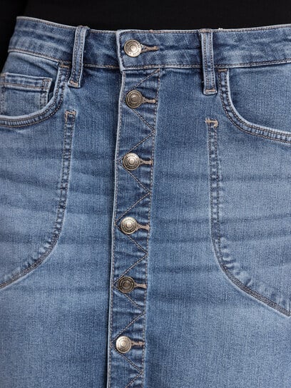 denim midi skirt denim midi skirt