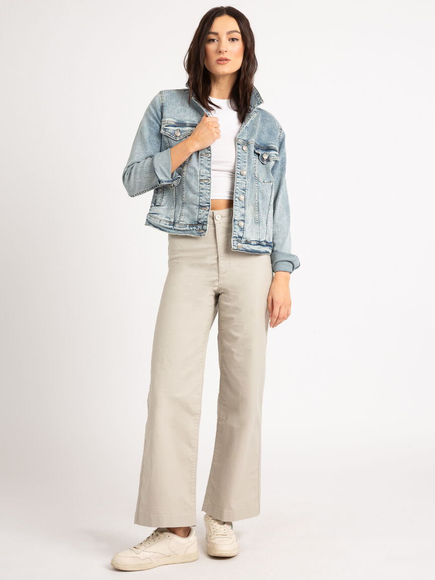 Vesper High Rise Wide Leg Chino Image 5