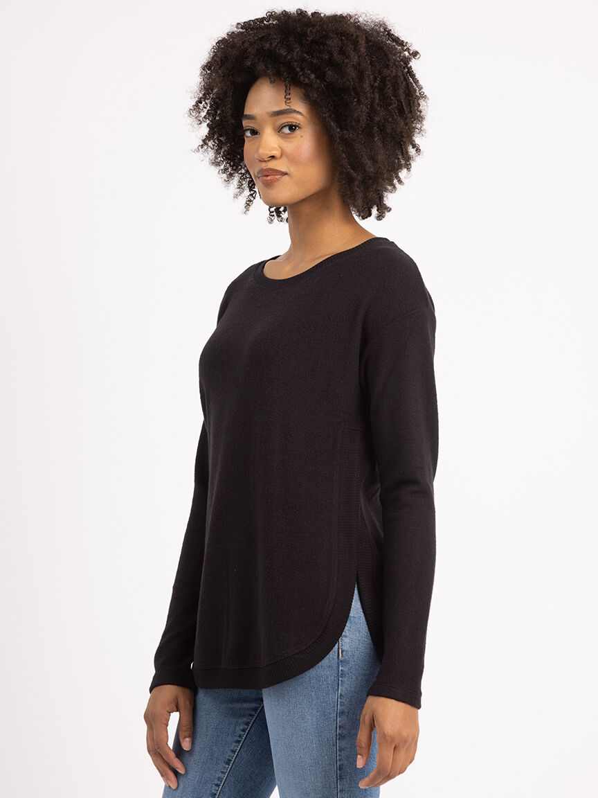 logan scoop neck top