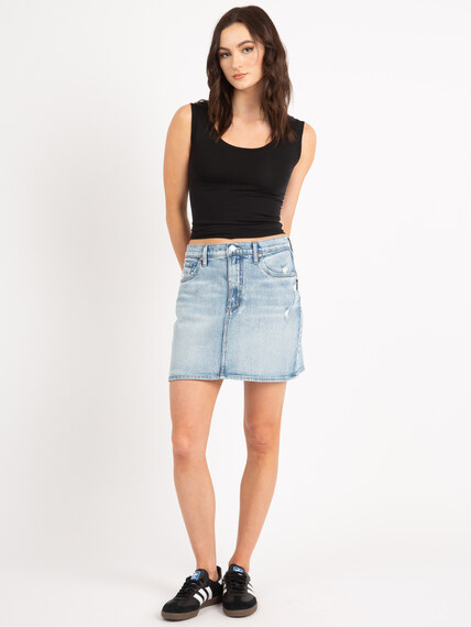 highly desirable denim mini skirt Image 1