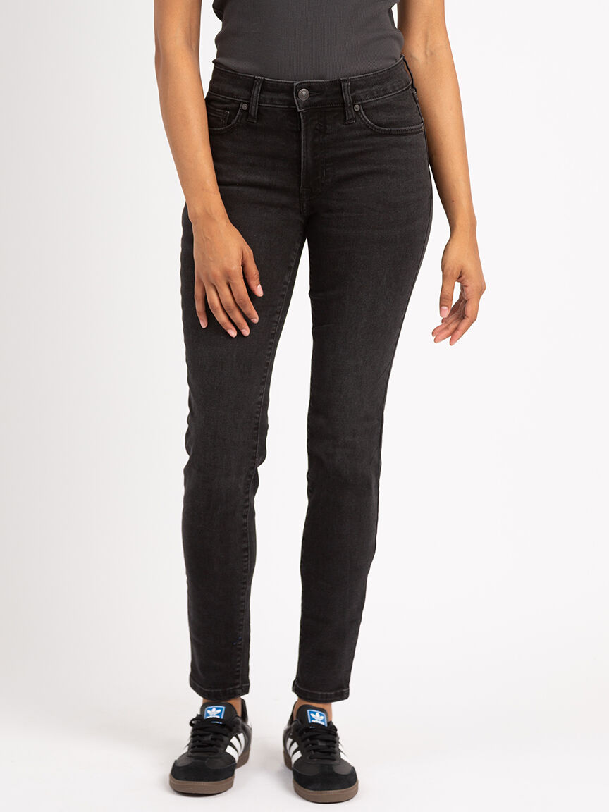 Black skinny jeans ladies top