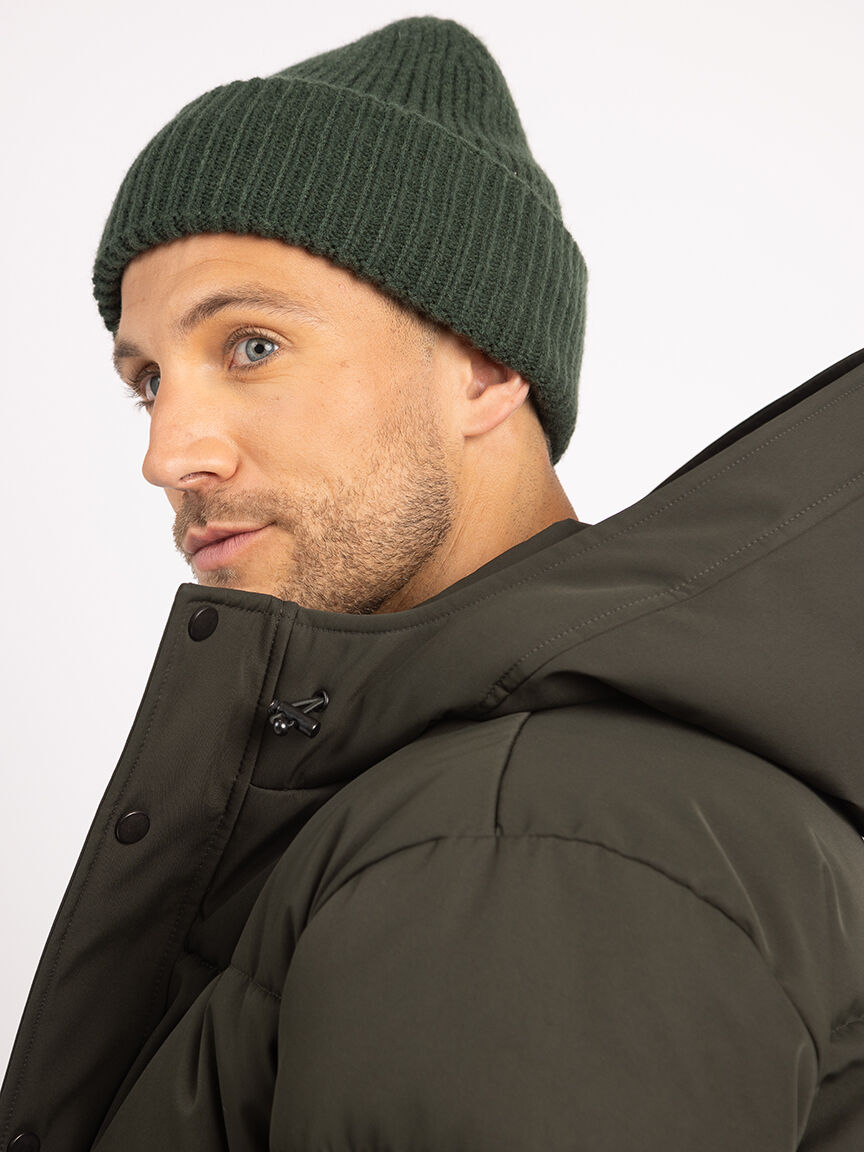 thick ribbed winter beanie Image 4