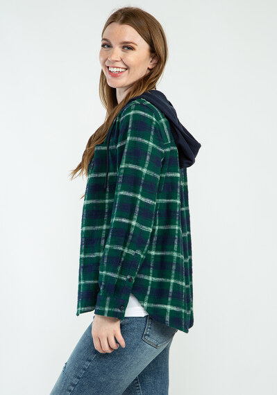 peyton hooded flannel  Image 3