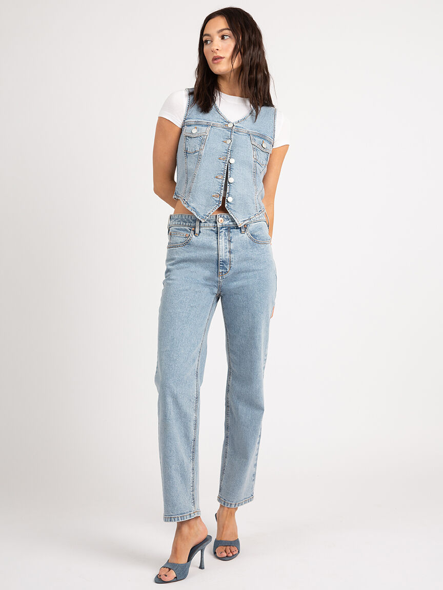 mattie denim vest Image 2