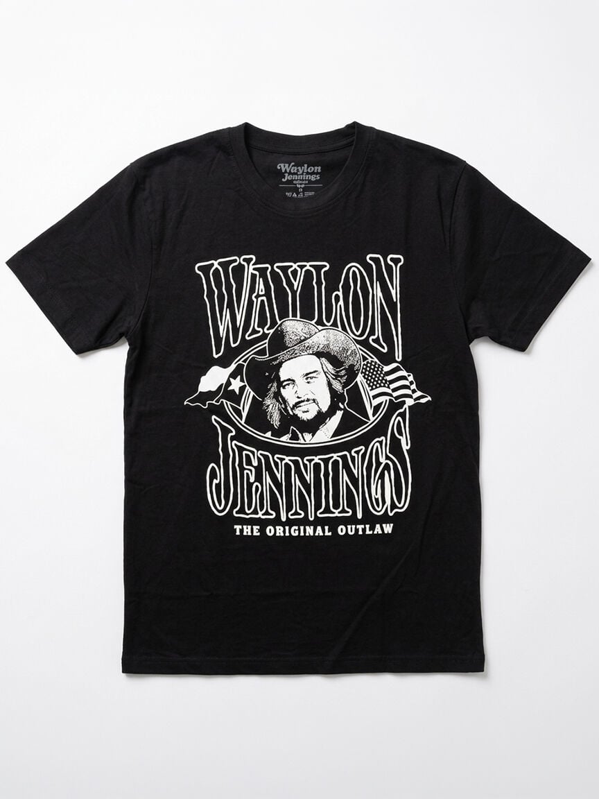 unisex waylon jennings graphic tee