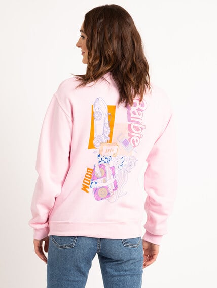 crew neck sweatshirt w/ back graphic crew neck sweatshirt w/ back graphic Image 3